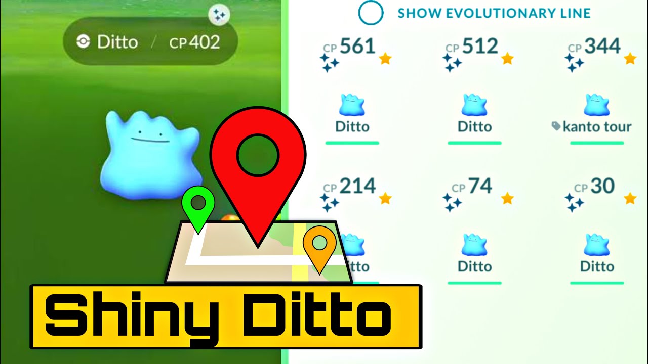 Pokemon Go Tour: Kanto - How to Get Shiny Ditto