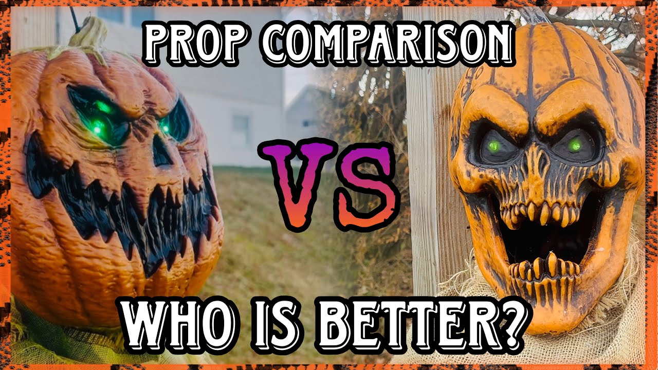 SVI’S VS TEKKY’S Pumpkin hanger Halloween Decoration! | Prop Comparison