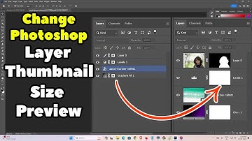 How to Change Photoshop Layer Thumbnail Size Preview - Panel Options