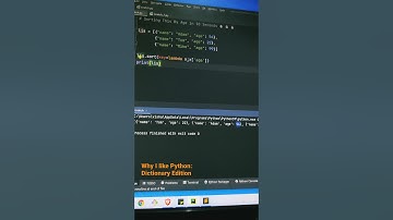 Sorting a Dictionary in Python in 5 Seconds