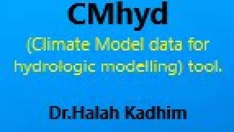 Download CMhyd (Climate Model data for hydrologic modeling) tool.