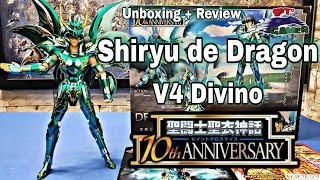 Saint Seiya | Shiryu de Dragon V4 Divino Myth Cloth 10th Anniversary  Unboxing Review Español Latino