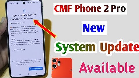 cmf phone 2 pro me system update kaise kare/how to software update in cmf phone 2 pro by nothing