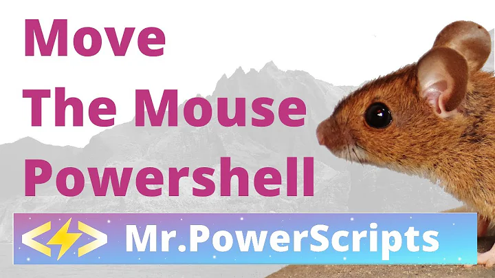 Move the mouse cursor with Powershell !