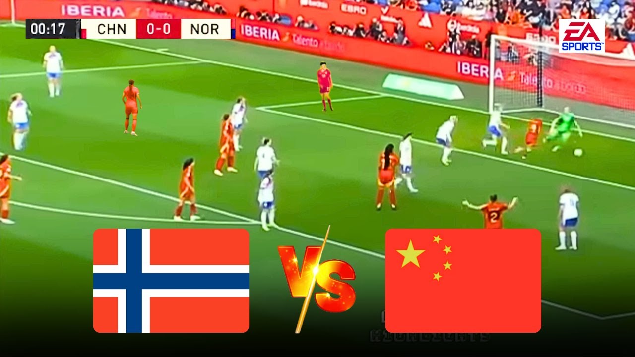 NORWAY vs CHINA | International Women's Friendly Match | July 29, 2025 | FIFA 23 [Ultra HD]