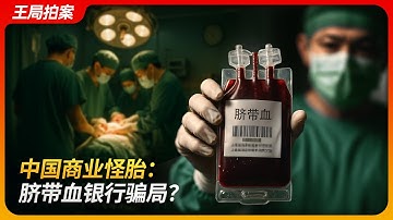 中国商业怪胎：脐带血银行骗局｜造血干细胞｜脐带血库｜新生儿｜王局拍案202508014
