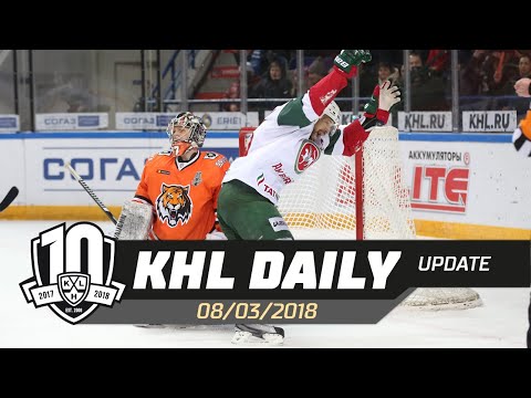 Daily KHL Update - March 8th, 2018 (English)