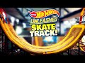 I Built a Hot Wheels Track Using the Actual Skate Park Ramps! - Hot Wheels Unleashed Gameplay
