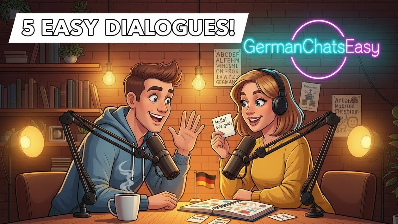 5 Real German Dialogues | Practice Speaking from Day 1