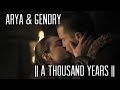 Gendry & Arya || A Thousand Years || (+8x02)