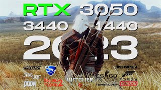 RTX 3050 + I7-11700K TEST IN 10 GAMES | ULTRAWIDE 3440 X 1440
