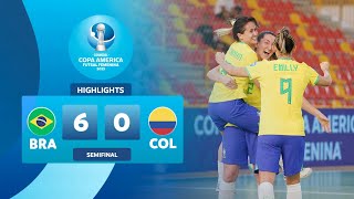 BRASIL 6-0 COLOMBIA | Highlights | CONMEBOL Copa América Futsal Femenina 2025™