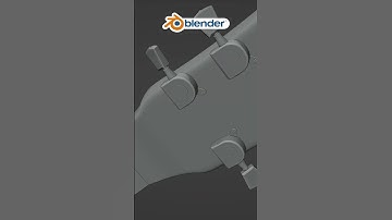 Realistic GUITAR in Blender 3D 🎸