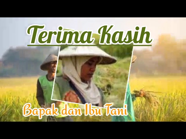 Terima kasih Bapak dan  Ibu Tani. lagu TVRI tahun 1990 an. Nasi putih terhidang di meja class=