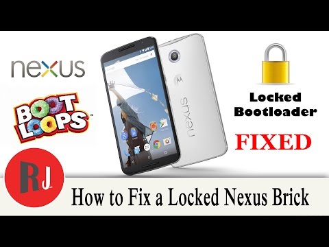 How to Fix a Bootloader Locked Nexus device stuck in a bootloop / brick
