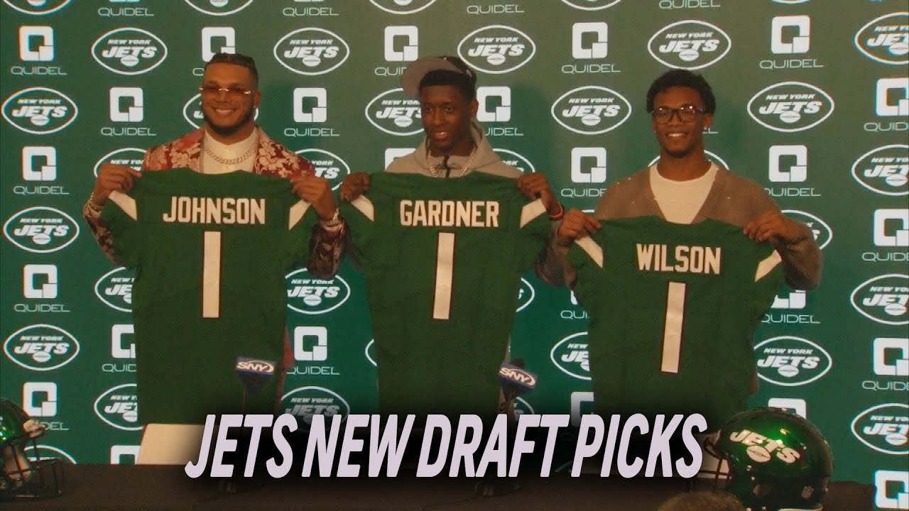 Sauce Gardner, Garrett Wilson and Jermaine Johnson introduced as Jets