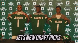 Sauce Gardner, Garrett Wilson and Jermaine Johnson introduced as Jets | Jets News Conference | SNY