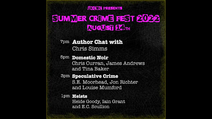 Speculative Crime Panel - SE Moorhead, Jon richter...