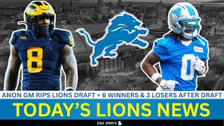Anonymous GM Criticizes Lions Draft Class | Winners & Losers Revealed + Jahmyr Gibbs OPOY