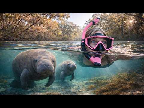 Swimming with Wild Manatees | The Florida No One Talks About (Incredible Encounter)  thumbnail