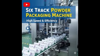Multi-Track Sachet Packing Machine | Six Lane Powder FFS | Industrial Packaging - InnovativePacktech