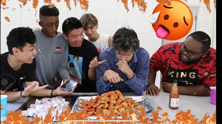 Spicy Chicken Nuggets Challenge w/ Lucas and Marcus