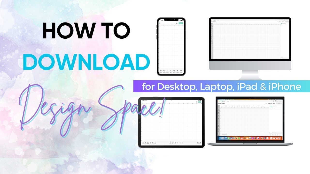 How to download DESIGN SPACE | Mac Desktop & iPad | Cricut Basics