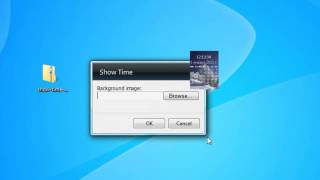 Show Time Windows 7 Desktop Gadget