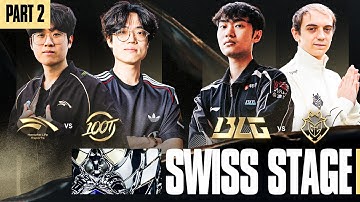 G2 VS BLG // HLE VS 100T - WORLDS SWISS STAGE 2025 CONTINUES 2/2