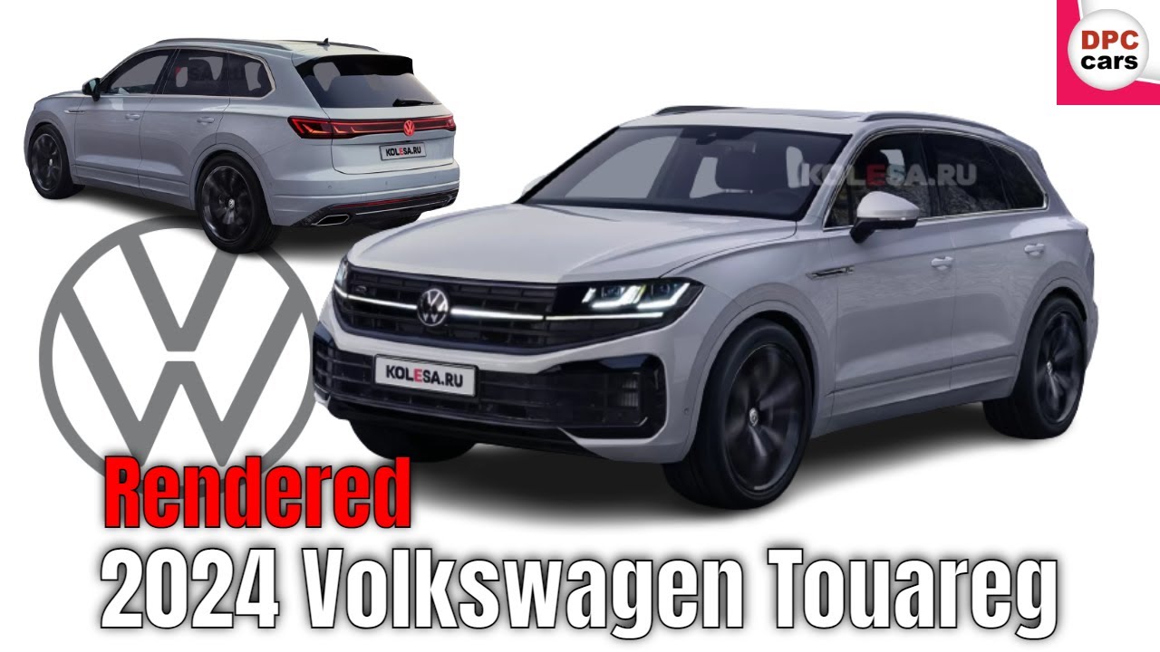 2024 Volkswagen Touareg Rendered - YouTube