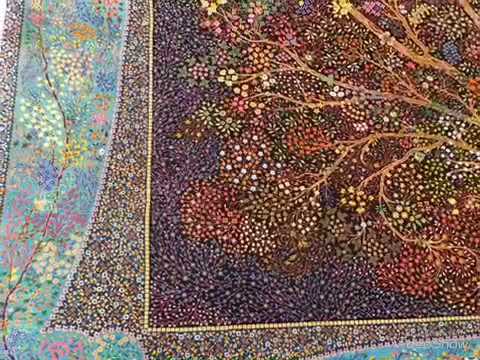 فرش تمام ابريشم قم