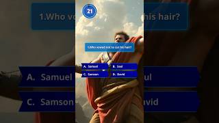 Hard Bible Quiz ✝️ Samson &amp; Gideon Challenge! #shorts