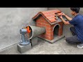 Wow  amazing  dog house technology  your dog is happy