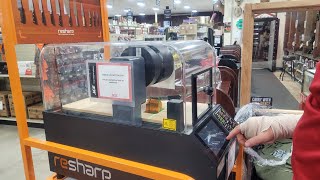 ACE HARDWARE KNIFE SHARPENING! #sharptools #knifesharpener #review