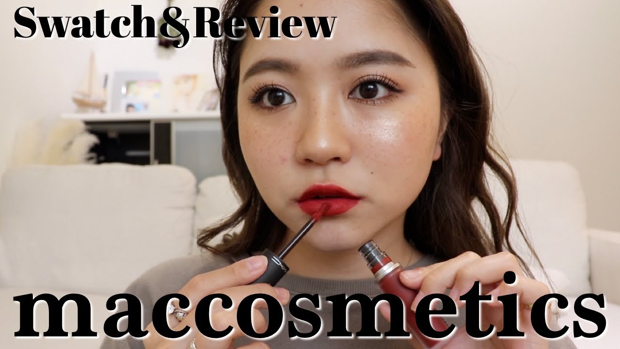 絶対買い】MACの新作コスメ 7個♡スウォッチ！ - YouTube