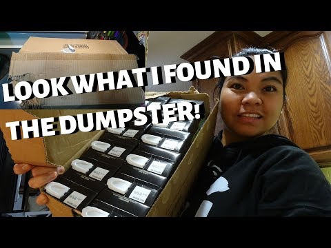 BUHAY AMERIKA: DUMPSTER DIVING MYSTERY BOXES!!:D