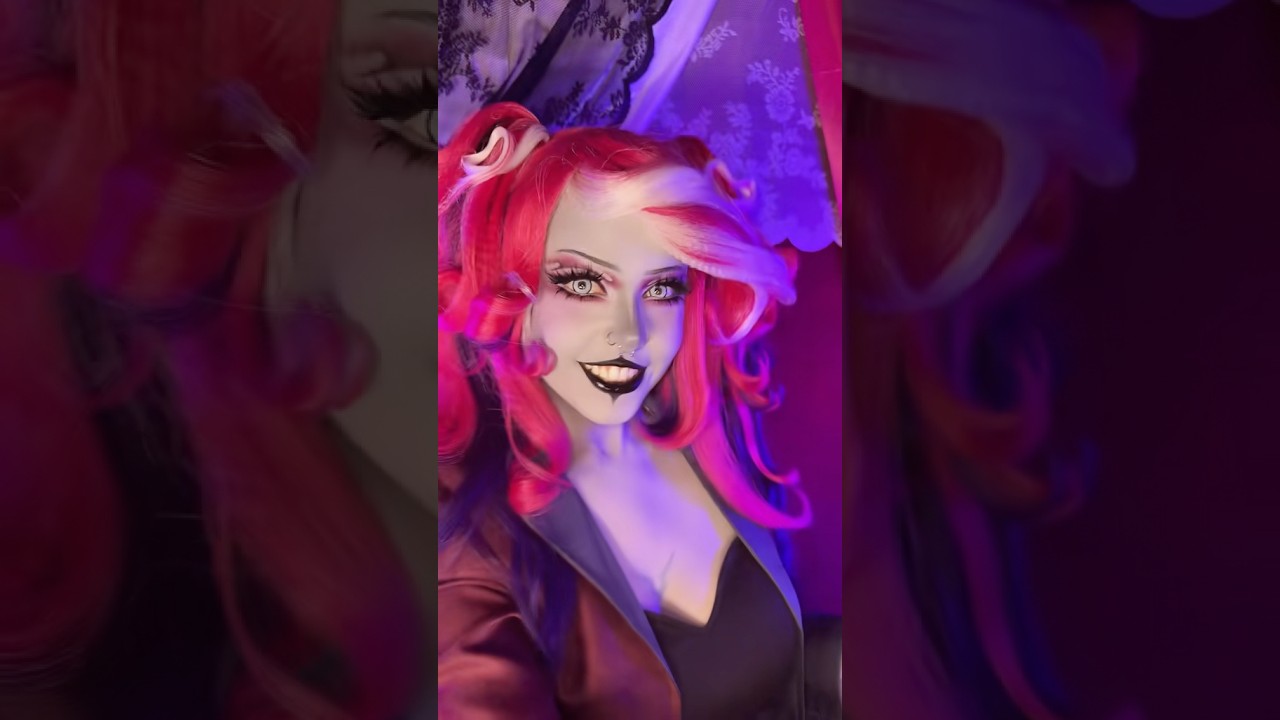 yes or no 😈 #cosplay #makeup #hazbinhotelcosplay #hazbinhotel #velvette #velvettehazbinhotel
