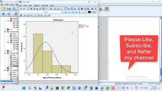 How to construct a Histogram in SPSS