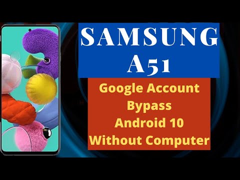 Samsung A51 Google Account Bypass | Samsung SM-A515F FRP Bypass Without Computer Android 10