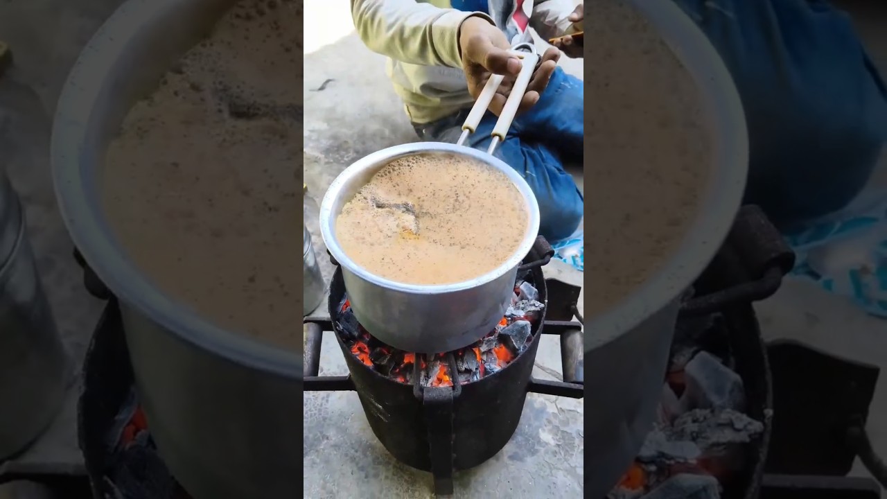 make tea with a different way 😝 