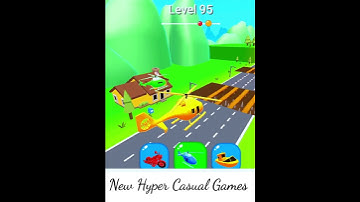 Shape shifting 🚲🚁🚗 Levels 95 ep 4 Gameplay Walkthrough Android ios | new Hyper Casual Games #shorts