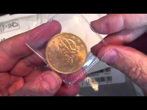 $20 USA 1893 Liberty Gold Double Eagle Arrives From HGM Today