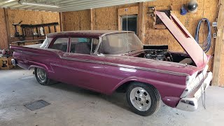 1959 Ford Fairlane Drag Car With A Ford Racing Built 460 First Time Starting For 2 Years