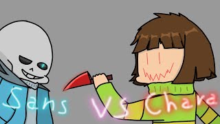 Sans Vs Chara Animation Sans Animationundetale Animation