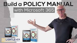 Build a POLICY & PROCEDURES MANUAL with Microsoft 365 (easy)