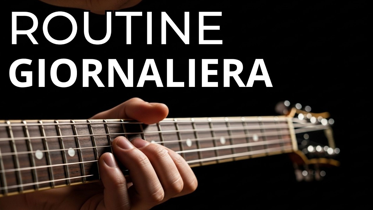 5 cose da PRATICARE ogni singolo giorno sulla CHITARRA per RISPARMIARE decenni di FRUSRTAZIONE
