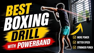 The best Boxing Drill with power band (3x speed punch)