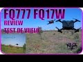 Fq777 Fq17W selfie drone plegable review y vuelo exterior en español Ltecnic