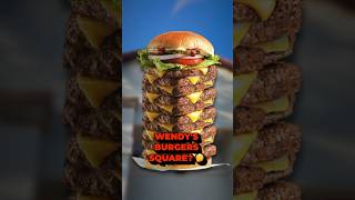 Why Wendy’s Burgers Are Square 😯🍔 #shorts #fastfood
