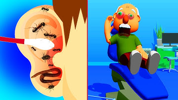 Earwax Clinic All Max Levels Game Mobile Walkthrough New Trailer Update Gameplay iOS, Android GCUIYW